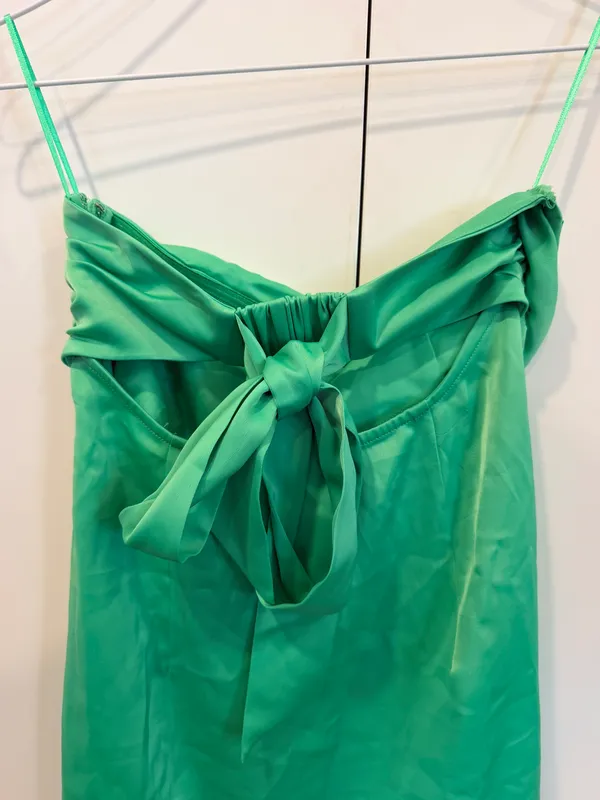 Urban Outfitters Green Strapless Dress - Image 4