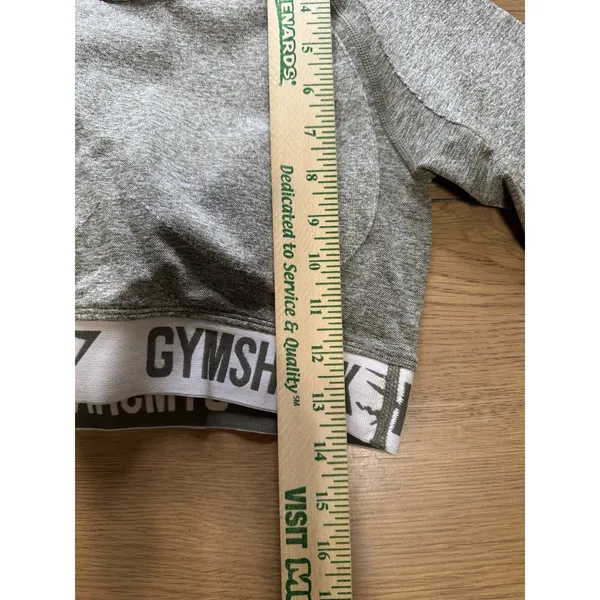 Gymshark Women Sports Long Sleeve Crop Top Green Size Small‎ Athleisure Athletic - Image 5