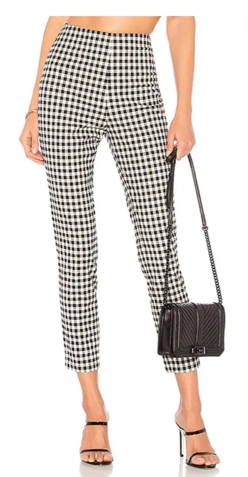 By The Way Cropped Gingham Pants - Image 3