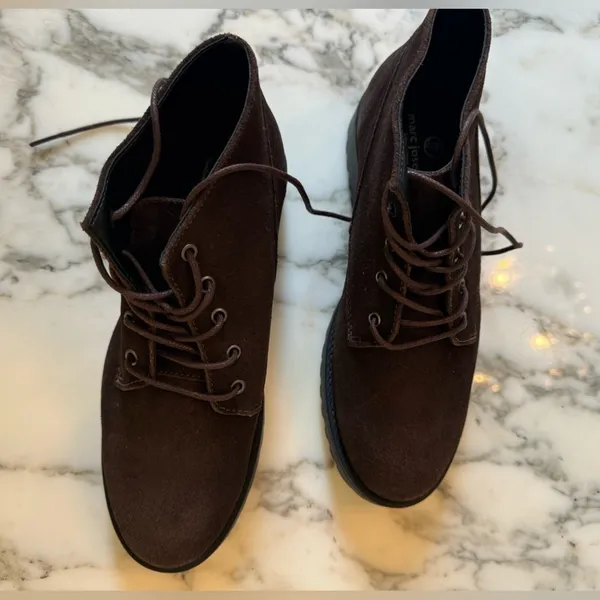 NWOT Marc Joseph Brown Suede Leather Spring Street Bootie Sz 6 No Box sold out - Image 4