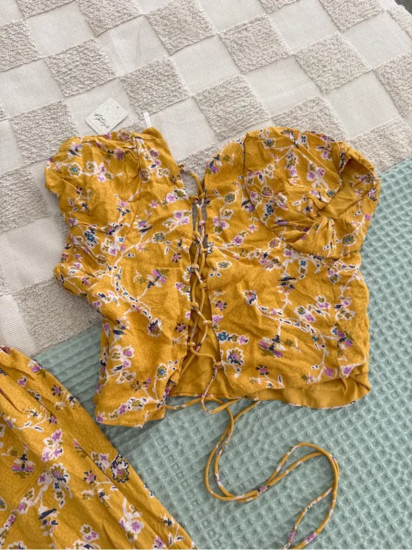 NWT Free People Talia Two-Piece Set size‎ L - Image 8
