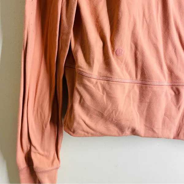 Lululemon Ready to Rulu Pullover Pink Savannah Rulu Funnel Neck Size 6 - Image 12