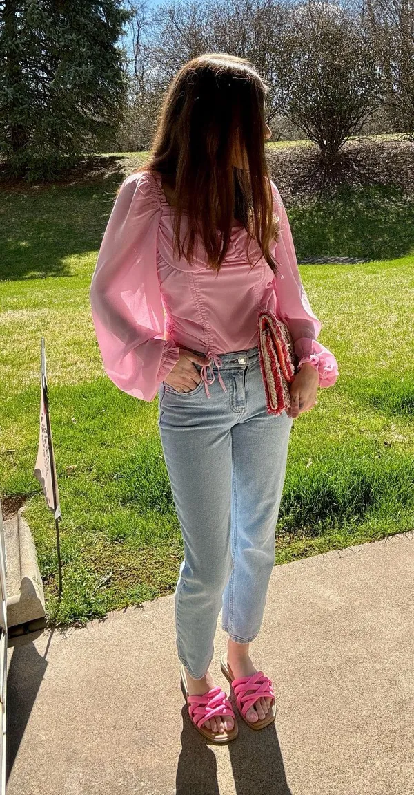 Love Tree Pink Bubble Gum Top - Image 2