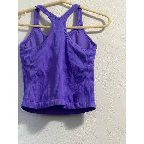 Attarco Top Workout Tank Top Racer Back Built in Bra Large - Image 3