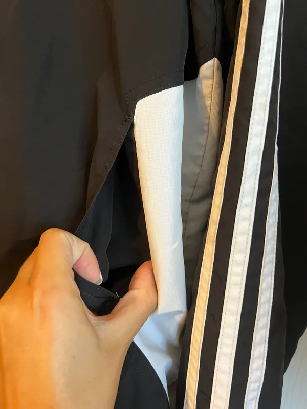 Adidas Black Windbreaker Jacket - Image 4
