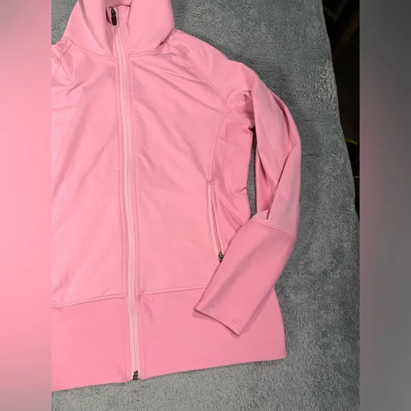 Peter millar element wicking 50+ upf Pink Full-Zip Women's sweatshirt small - Image 3