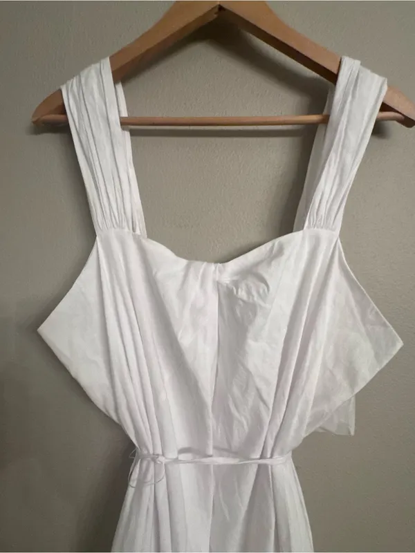 VINCE Poet Strap Knot Front Dress - Image 3