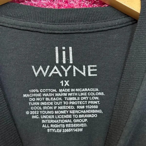 Lil Wayne 500 degrees Rap Tshirt Tee 1X - Image 4