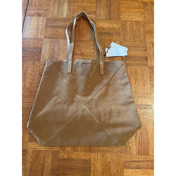 MANGO SUEDE LEATHER SHOPPING BAG - Image 2