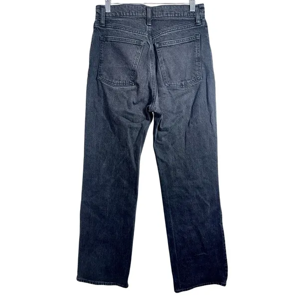 Abercrombie & Fitch The '90s Relaxed Jean High Rise Black Denim Jeans Size 26 2 - Image 2