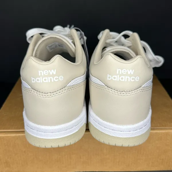 NWT New Balance 480 Beige Cream White Leather Sneakers Mens 7.5 Womens 9 No Box - Image 6
