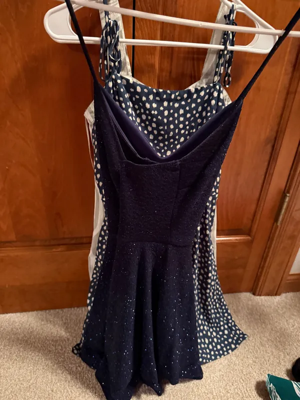 Blue Sparkly Windsor Dress - Image 2