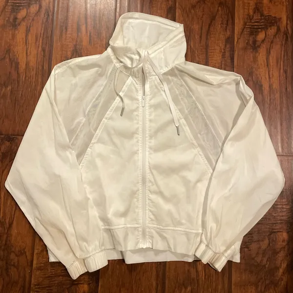 lululemon athletica White Lightweight Zip-Up Hoodie - Image 2