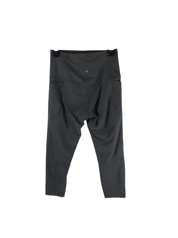 Halara UltraSculpt High Waisted Tummy Control Pocket Capri Leggings Gray XS - Image 4