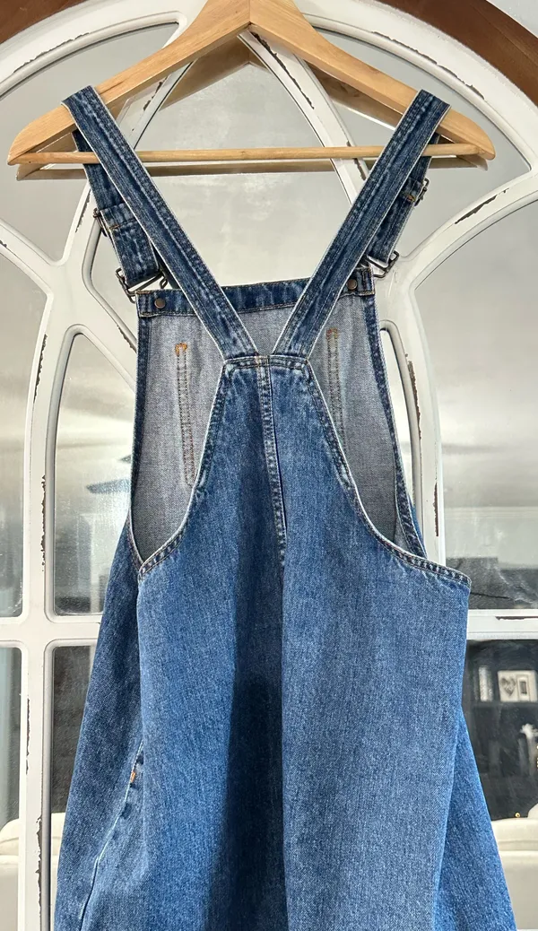 Denim Overall Dress Forever 21 - Image 2