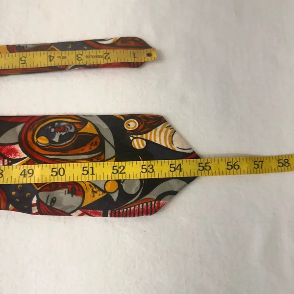 Paul Rodon The Collection 100% Silk Handmade Mens Art Necktie Multicolor Office - Image 7