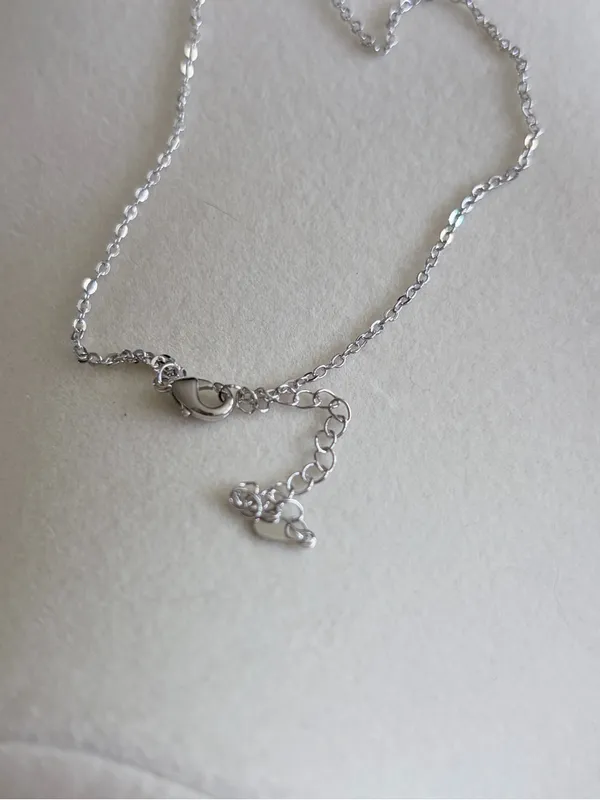 Mama Infinity Heart Necklace New Silver - Image 3