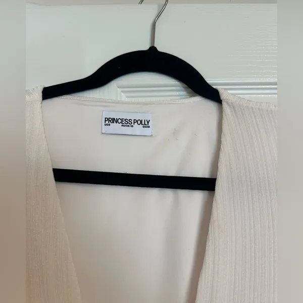 Princess Polly White Cut-Out Maxi Dress - Image 3