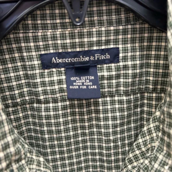 Vintage Abercrombie & Fitch Half Button Front Shirt - Image 4
