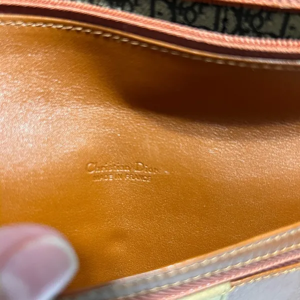 Christian Dior Brown Leather & Suede Wallet - Image 7