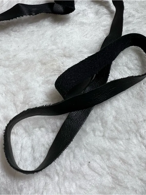 Zara Black Satin Halter Strappy Crop Top Medium - Image 3