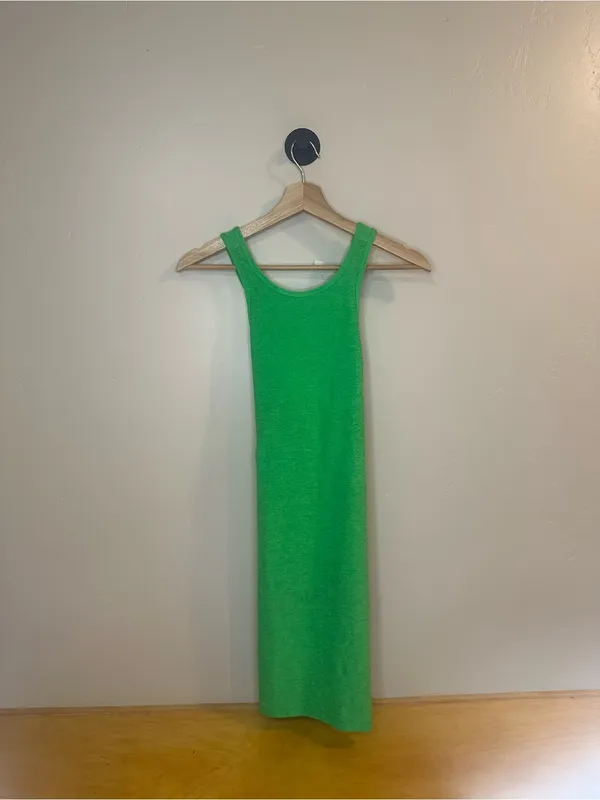 Beyond Yoga Neon Green Racerback Mini Dress - Image 2