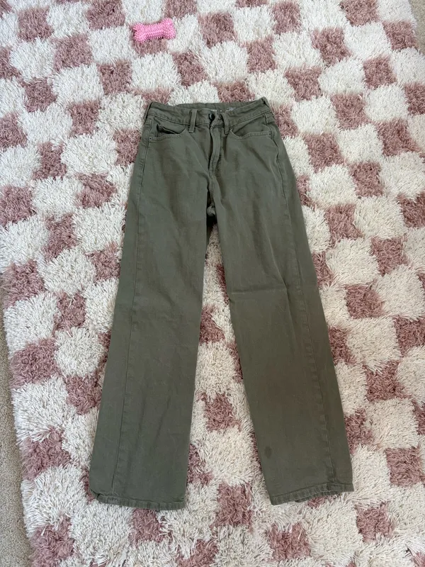 Olive Curve High Waisted Jeans - Image 5
