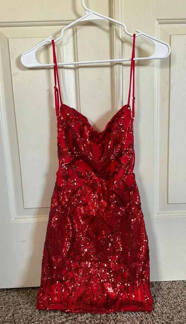 Lucy in the Sky Red Dress - Image 3