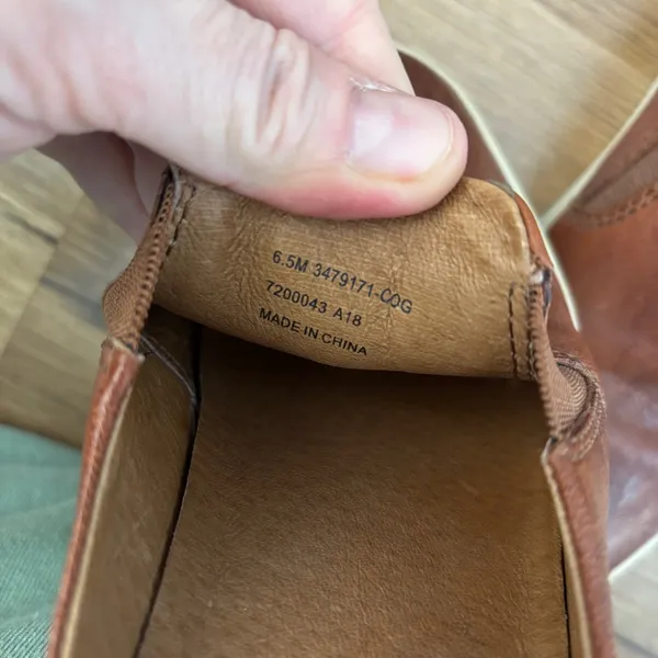 Frye Ivy Leather Slip On Mule Clog Cognac Brown Women’s - Image 2