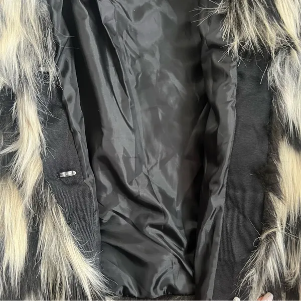 NWT H&M furry/leather jacket - Image 2