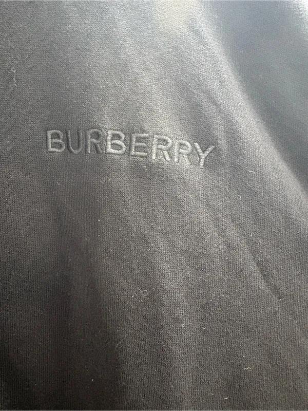 Burberry Black Hooded Zip Jacket with Signature Plaid Lining‎ - Image 2