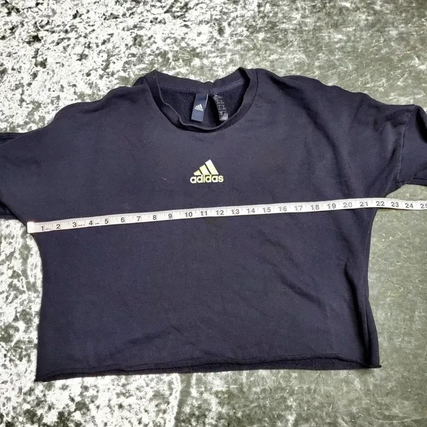Adidas‎ Cropped Tie Dye Letters Sweatshirt - Image 4