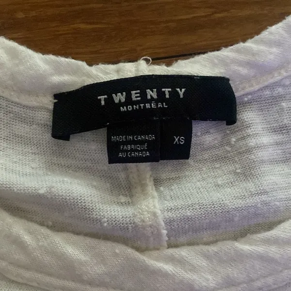 Twenty White Tank Top Size XS - Image 3