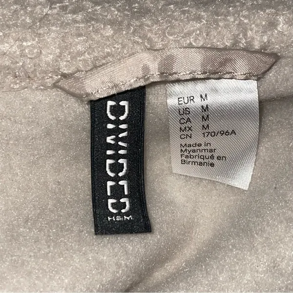 Divided  cropped teddy jacket - Image 8