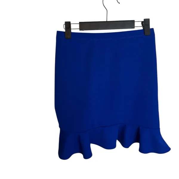 Sensational Collection Y2K Royal Blue Ruffle Mini Skirt - Image 2