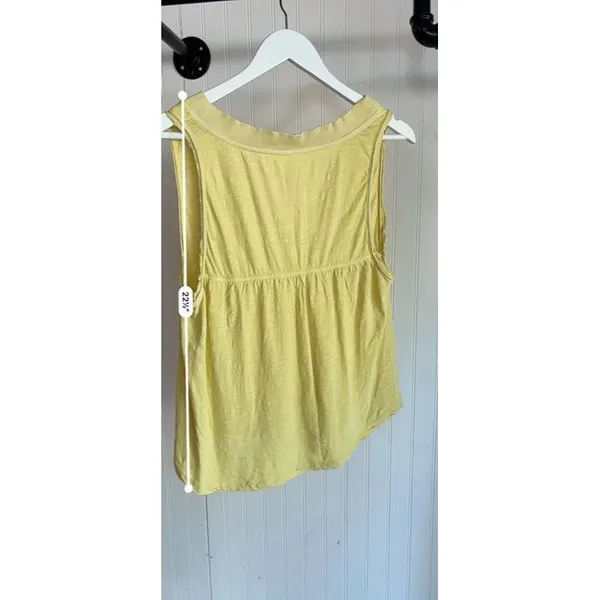 Daily practice small tank top yellow - Image 3
