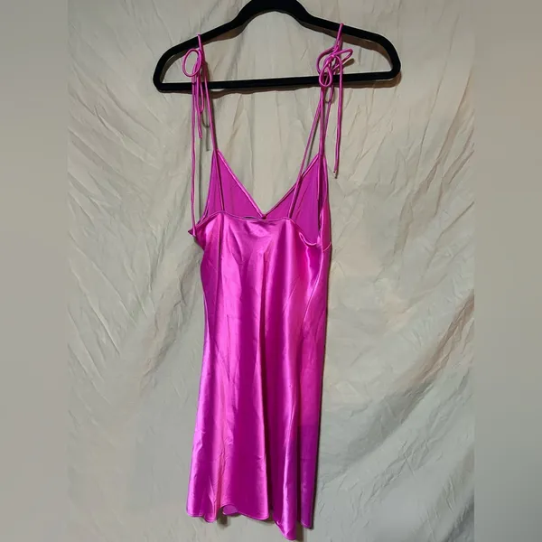 Victoria’s Secret hot pink slip dress - Image 2