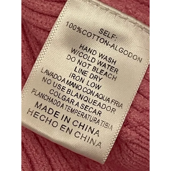Vici Pink Bubble Over Ribbed Knit Sweater size Small - Image 7