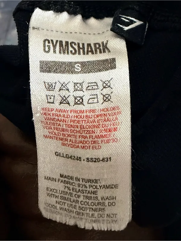 Gymshark Flex High Waisted black Leggings size Small - Image 9