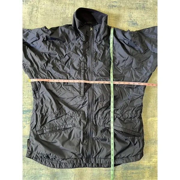 Columbia Navy Blue Fleece Lined Full Zip Vented Jacket Women's Medium - Image 8