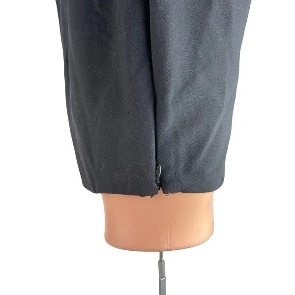 Abercrombie & Fitch Women's Black Pleated Zip Casual A Line Mini Skirt Size M - Image 3