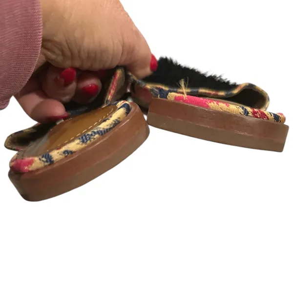 Nine West Ollial Tassel Vibrant Boho Pointed Mules Slides Shoes 8.5 - Image 6