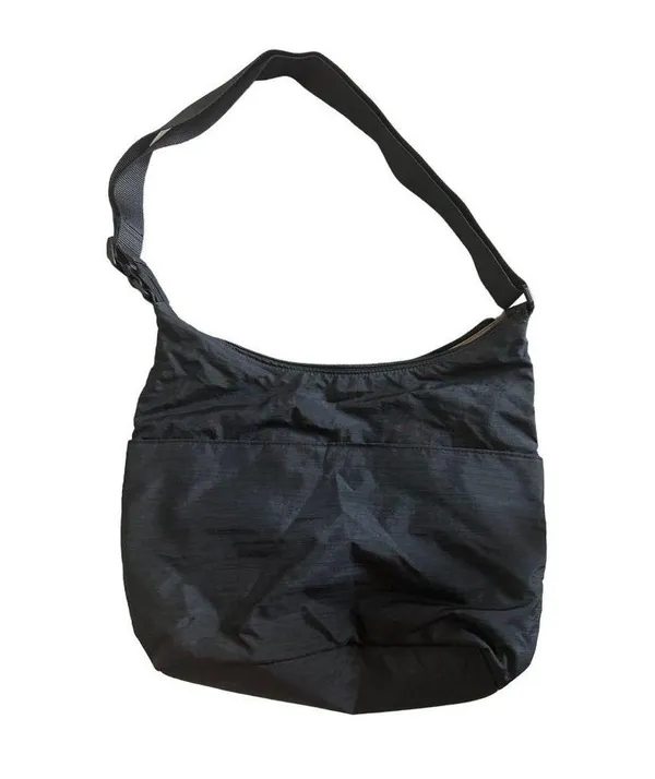 BAGGALLINI Black Nylon Travel Hobo Shoulder Bag - Image 2