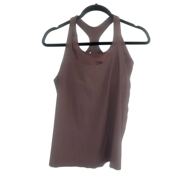✨Athleta Ultimate 2-in-1 Support Chocolate Sz Small Top✨ - Image 6