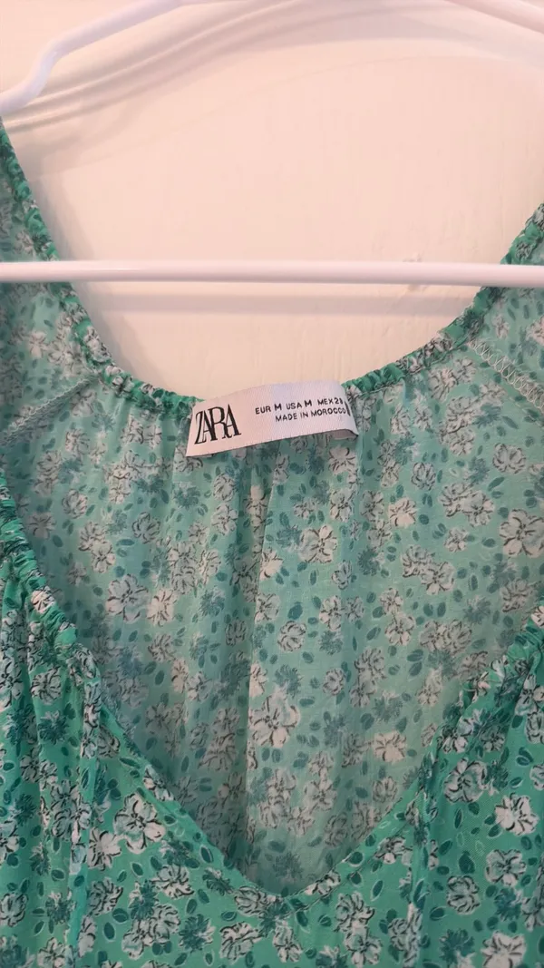 ZARA Floral Maxi Print Dress - Image 2