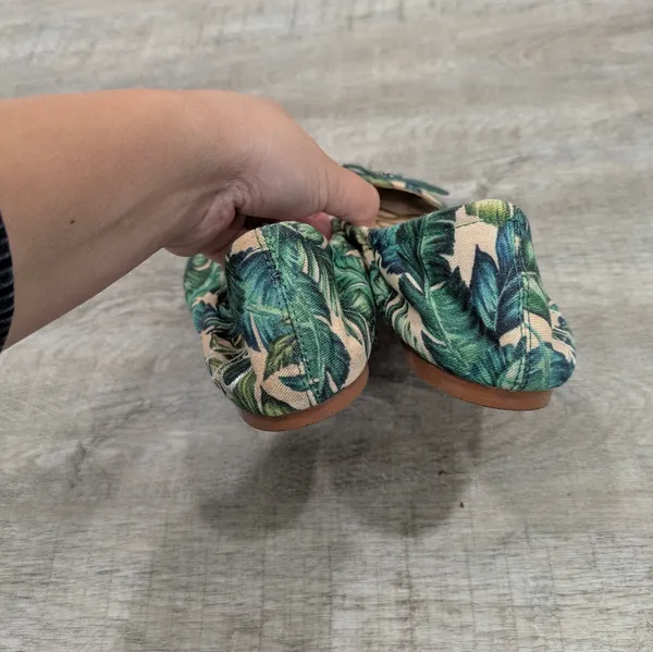 Sam Edelman Green Floral Felicia Ballet Flats Size 7 - Image 3