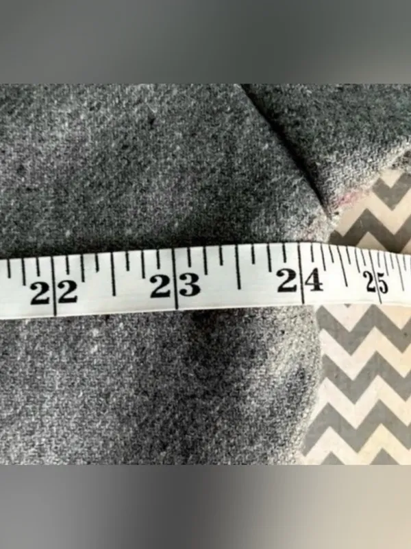 Hauber Wool/Angora Blend Coat Large Gray - Image 7