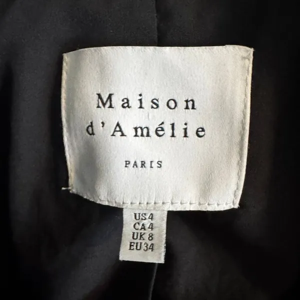 Anthropologie Maison D’ Amelie Made In Paris Houndstooth Twee Jacket - Image 6