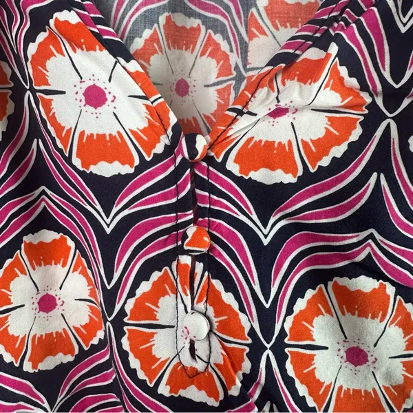 crown & ivy Vibrant Pink and Orange Blouse - Image 6