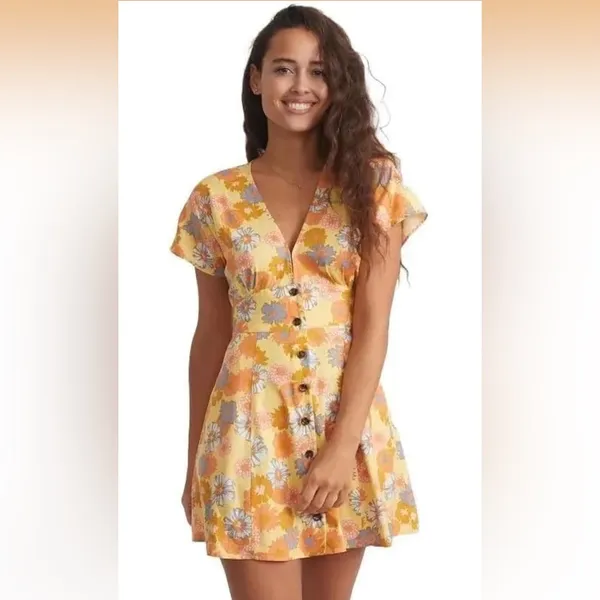 Marine Layer Camila A Line Mini Dress Size Small - Image 2